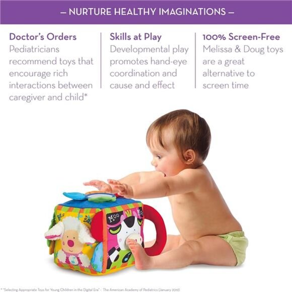 Kids Musical Farmyard Cube Educational Baby Toy - Picture 3 of 7